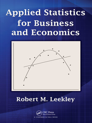 cover image of Applied Statistics for Business and Economics